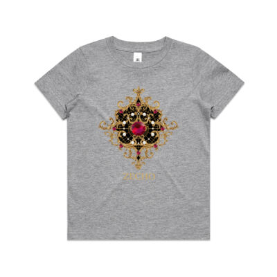 Jewelled Gold Ruby Red Thumbnail