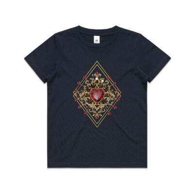 Jeweled Gold Heart Thumbnail